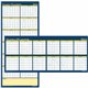 House of Doolittle Laminated Yearly Wall Planner - Julian Dates - Yearly - 12 Month - January 2024 - December 2024 - 60" x 26" S