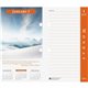 House of Doolittle Earthscapes 17-Base Desk Calendar Refill - Julian Dates - Daily - January 2024 - December 2024 - 1 Day Double