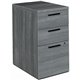 HON 10500 H105102 Pedestal - 15.8" x 22.8"28" - 3 x Box, File Drawer(s) - Finish: Sterling Ash