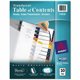Avery Ready Index Customizable TOC Binder Dividers - 10 x Divider(s) - 10 Tab(s) - 1-10 - 10 Tab(s)/Set - 8.5" Divider Width x 1