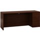 HON 10500 H105903R Pedestal Credenza - 72" x 24"29.5" - 2 x File Drawer(s)Right Side - Flat Edge - Finish: Mahogany