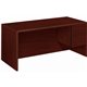 HON 10700 H10783R Pedestal Desk - 66" x 30"29.5" - 2 x Box, File Drawer(s)Right Side - Waterfall Edge