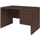 HON 10700 H107885R Desk - 48" x 30"29.5" - 2 x Box, File Drawer(s)Right Side - Waterfall Edge - Finish: Mahogany