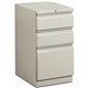 HON Brigade H33720R Pedestal - 15" x 19.9"28" - 3 x Box, File Drawer(s) - Finish: Light Gray
