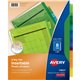 Avery Big Tab Insertable Plastic Dividers - 8 x Divider(s) - 8 - 8 Tab(s)/Set - 8.5" Divider Width x 11" Divider Length - 3 Hole