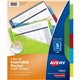 Avery Big Tab Insertable Pocket Dividers - 5 x Divider(s) - 5 - 5 Tab(s)/Set - 9.3" Divider Width x 11.13" Divider Length - 3 Ho