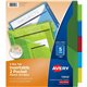 Avery Big Tab Insertable 2-Pocket Dividers - 5 x Divider(s) - 5 - 5 Tab(s)/Set - 9.3" Divider Width x 11.13" Divider Length - 3 