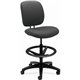 HON ComforTask Stool | Extended Height, Footring | Iron Ore Fabric - Iron Ore Polyester, Polymer Seat - Iron Ore Polyester, Poly