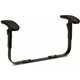 HON ComforTask Adjustable Arms | Black Finish - Black - Metal, Urethane
