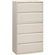 HON Brigade 800 H885 Lateral File - 36" x 18"67" - 5 Drawer(s) - Finish: Light Gray