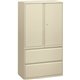 HON Brigade 800 H885LS Lateral File - 36" x 18"67" - 2 Drawer(s) - 3 Shelve(s) - Finish: Putty