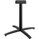HON Between Table Seated-height X-Base - Charcoal Black X-shaped Base - 29.50" Height - Assembly Required - Black - 1 Each