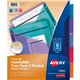 Avery Big Tab Tab Divider - 5 x Divider(s) - 5 - 5 Tab(s)/Set - 9.3" Divider Width x 11.13" Divider Length - 3 Hole Punched - Mu