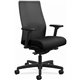 HON Ignition 2.0 Task Chair - Fabric Seat - Black Mesh Back - Black Frame - Black