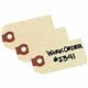 Avery Unstrung Shipping Tags - 2.75" Length x 1.37" Width - Rectangular - 1000 / Box - Card Stock - Manila