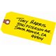 Avery Shipping Tags - Unstrung - 4.75" Length x 2.37" Width - Rectangular - 1000 / Box - Card Stock - Yellow