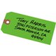 Avery Shipping Tags - Unstrung - 4.75" Length x 2.37" Width - Rectangular - 1000 / Box - Card Stock - Green