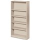 HON Brigade Steel Bookcase | 5 Shelves | 34-1/2"W | Light Gray Finish - 5 Shelf(ves) - 71" Height x 34.5" Width x 12.6" Depth - 