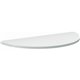 HON Build Series Half-round Tabletop - For - Table TopHalf Round Top - 25" to 34" Adjustment x 60" Width x 30" Depth - White