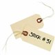 Avery Shipping Tags - 9 - 3.75" Length x 1.87" Width - Rectangular - String Fastener - 1000 / Box - Card Stock - Manila