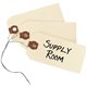Avery Shipping Tags - 26 - 3.75" Length x 1.87" Width - Rectangular - Wire Fastener - 1000 / Box - Card Stock - Manila