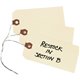 Avery Shipping Tags - 9 - 4.75" Length x 2.37" Width - Rectangular - Wire Fastener - 1000 / Box - Card Stock, Pulp - Manila