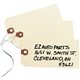 Avery Shipping Tags - 26 - 5.25" Length x 2.62" Width - Rectangular - Wire Fastener - 1000 / Box - Card Stock, Pulp - Manila
