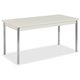 HON Utility Table, 60"W x 30"D - For - Table TopNatural Rectangle Top - Chrome Four Leg Base - 4 Legs x 60" Table Top Width x 30