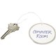 Avery Metal Rim Key Tags - 2.25" Diameter - Round - String Fastener - 500 / Box - Metal - White