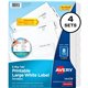 Avery Big Tab Tab Divider - 32 x Divider(s) - 8 - 8 Tab(s)/Set - 8.5" Divider Width x 11" Divider Length - 3 Hole Punched - Whit