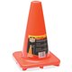 Honeywell Orange Traffic Cone - 1 Each - 12" Width - Cone Shape - Fade Resistant, Long Lasting, UV Resistant - Outdoor - Orange