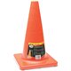 Honeywell Orange Traffic Cone - 1 Each - 11" Width x 18" Height - Cone Shape - Fade Resistant, Long Lasting, UV Resistant - Outd