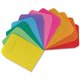 Hygloss Nonadhesive Library Pockets - 5" Height x 3.5" Width x 7" Length - Rectangular - Assorted - Manila - 30 / Pack