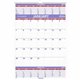 At-A-Glance 3-Month Wall Calendar - Large Size - Julian Dates - Monthly - 12 Month - January 2024 - December 2024 - 3 Month Sing