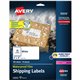 Avery Waterproof Shipping Labels with Ultrahold Permanent Adhesive, 2" x 4" , 100 Labels for Laser Printers (15513) - Avery 2" x