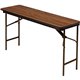 Iceberg Premium Wood Laminate Folding Table - For - Table TopMelamine Rectangle Top - 500 lb Capacity - 72" Table Top Length x 1