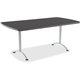 Iceberg Arc Fixed Height Table 36X72 Rectangular, Graphite - For - Table TopRectangle Top - 72" Table Top Length x 36" Table Top