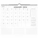 At-A-Glance Elevation Wall Calendar - Medium Size - Monthly - 12 Month - January 2024 - December 2024 - 1 Month Single Page Layo