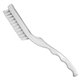 Impact Tile/Grout Cleaning Brush - Nylon Bristle - 3.50" Brush Face - 9" Handle Length - 9" Overall Length - Plastic Handle - 1 