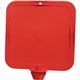 Impact Lock-In Sign - 1 Each - 10" Width x 14" Height x 2.5" Depth - Rectangular Shape - Red