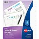 Avery Write & Erase Pocket Plastic Dividers - 8 x Divider(s) - 8 Write-on Tab(s) - 8 - 8 Tab(s)/Set - 9.3" Divider Width x 11.13