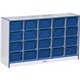 Jonti-Craft Rainbow Accents Toddler Single Storage - 20 Compartment(s) - 29.5" Height x 48" Width x 15" Depth - Laminated, Chip 