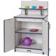 Rainbow Accents - Culinary Creations Kitchen Cupboard - Navy - 1 Each - Navy, Gray, Chrome - Wood