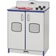 Rainbow Accents - Culinary Creations Kitchen Stove - Blue - 1 Each - Blue, Gray, Chrome - Wood