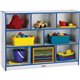 Jonti-Craft Rainbow Accents Super-size Mobile Storage - 35.5" Height x 48" Width x 15" Depth - Durable, Laminated - Black - Hard
