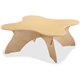 Jonti-Craft Adjustable Height Blossom Table - For - Table TopLaminated, Maple Top - Four Leg Base - 4 Legs - Adjustable Height -