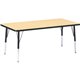 Jonti-Craft Berries Maple Top/Edge Rectangle Table - For - Table TopLaminated Rectangle, Maple Top - Adjustable Height - 15" to 