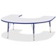Jonti-Craft Berries Prism Horseshoe Student Table - For - Table TopGray Horseshoe-shaped, Laminated Top - Four Leg Base - 4 Legs