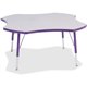 Jonti-Craft Berries Elementary Height Prism Four-Leaf Table - For - Table TopLaminated, Purple Top - Four Leg Base - 4 Legs - Ad