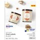 Avery Printable Blank Oval Labels, 22570, 3-5/16&rdquoW x 3&rdquoD, White, Pack Of 200 Labels - 2" Width x 3 21/64" Length - Per